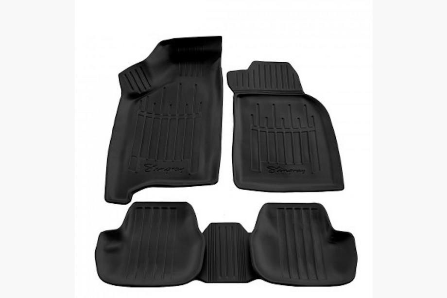 VAZ 2110-21115 1995-2015 Stingray 3D Rubber Floor Mats (for 2114/2115, 5 pcs) Image