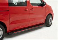 Fiat Scudo 2022- Side Steps Maya Red (2 pcs, Aluminum) XL – Long Wheelbase photo 1