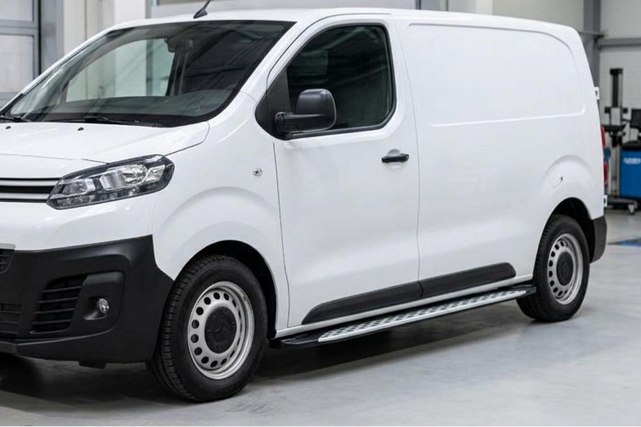Opel Zafira Life 2019- Side Steps Shining V1 (XS - Short Wheelbase, 2 pcs, Aluminum) Image