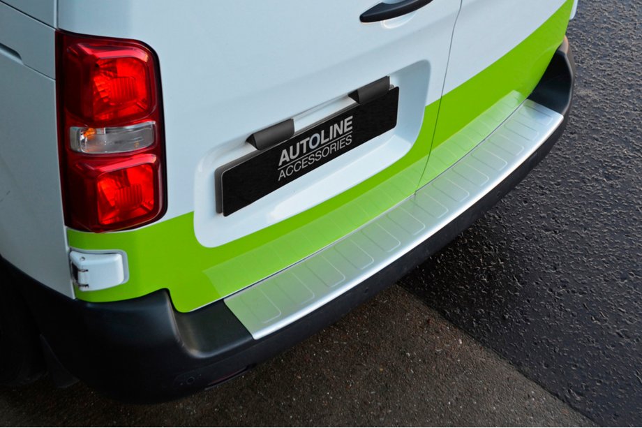 Fiat Scudo 2022- Rear Bumper Protector OmsaLine Stainless Steel Photo 2
