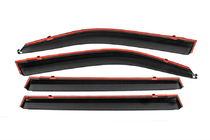 Lexus LX570/450d 2008-2022 Window Deflectors with Chrome Trim Niken Luxury (2008-2015, 4 pcs) photo 3
