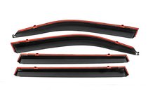 Toyota Land Cruiser 200 2007-2021 Window Deflectors with Chrome Trim Niken Luxury (4 pcs) photo 7