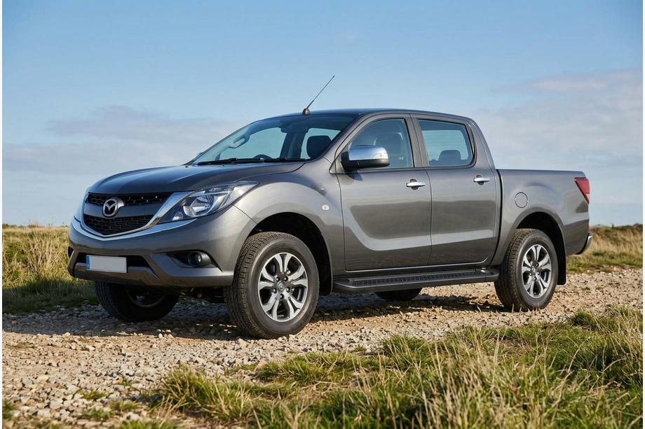 Mazda BT-50 2012- Side Steps Allmond Black (2 pcs, Aluminum) Image