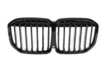 BMW X7 G07 2019- Kidney Grilles 1 Bar (2019-2022, Gloss Black) photo 1