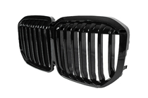 BMW X7 G07 2019- Kidney Grilles 1 Bar (2019-2022, Gloss Black) photo 2