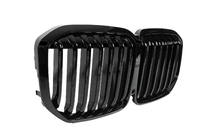 BMW X7 G07 2019- Kidney Grilles 1 Bar (2019-2022, Gloss Black) photo 3