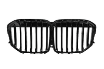 BMW X7 G07 2019- Kidney Grilles 1 Bar (2019-2022, Gloss Black) photo 4