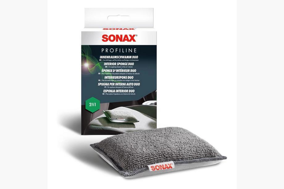 SONAX Interior Cleaning Sponge Duo – double-sided sponge for car interior cleaning Image