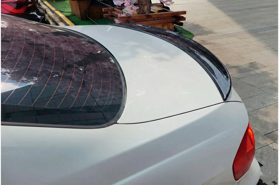 BMW 3 Series E90/E91 2005-2011 MP-Style Spoiler (for E90, Gloss Black) Image