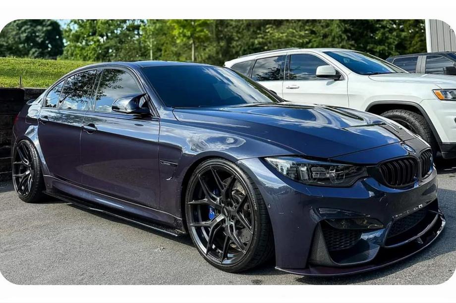 BMW 3 Series F30/F31 2012-2019 PSM-Style Side Skirt Extensions (for M3 side skirts, ABS) Image