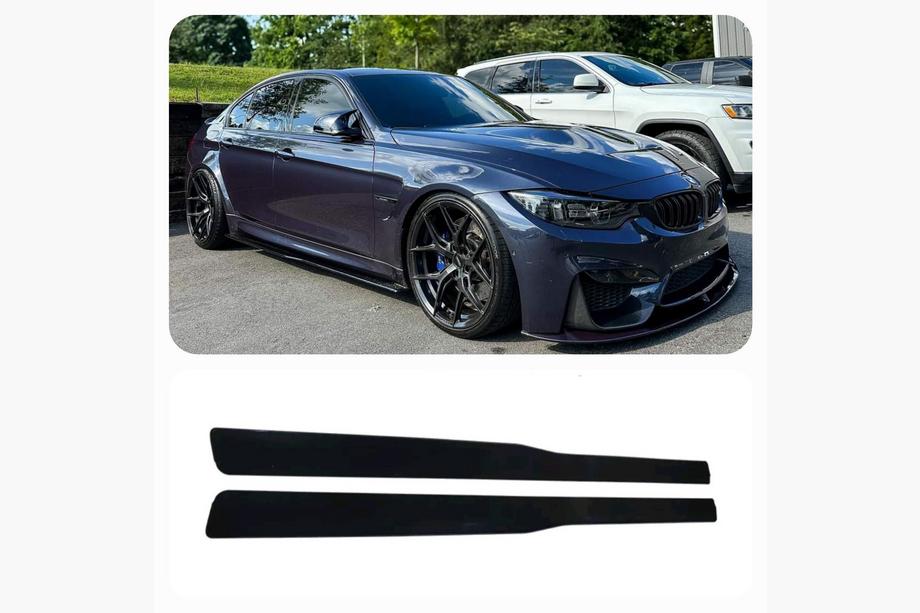 BMW 4 Series F32/F33/F36 2012-2020 PSM-Style Side Skirt Covers (for M4 skirts, ABS) Image