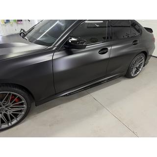 M-Sport Door Sill Covers (for M-Sport Side Skirts, ABS) BMW 3 Series G20/G21 2018- photo 1