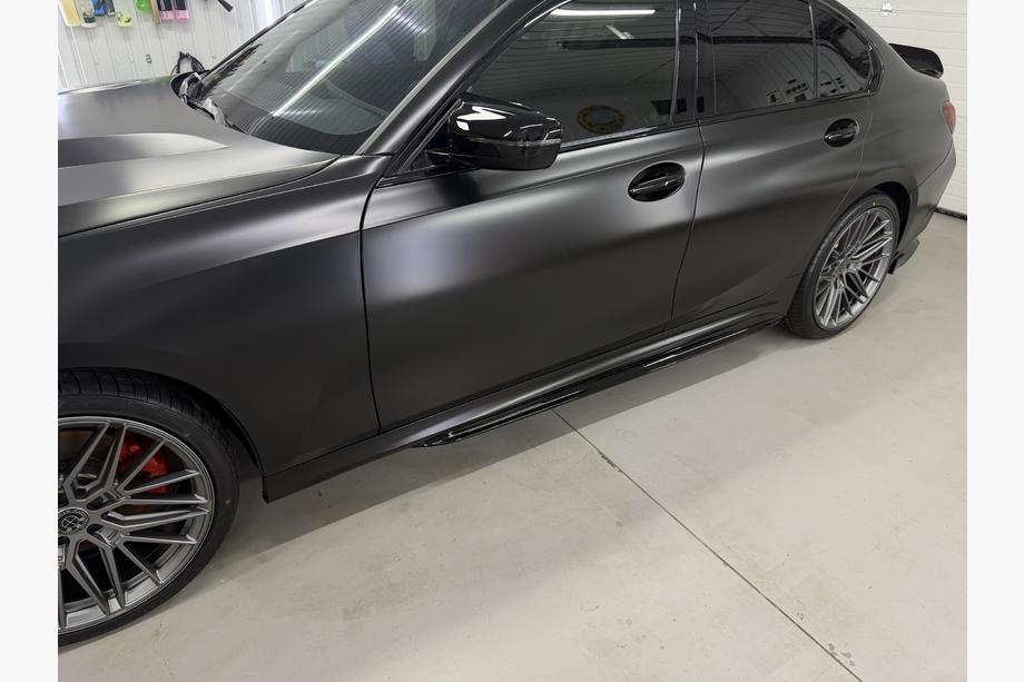 BMW 3 Series G20/G21 2018- M-Sport Door Sill Covers (for M-Sport Side Skirts, ABS) Image