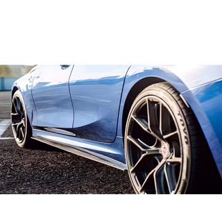 AC-Style Door Sill Covers (for M-Sport Side Skirts, ABS) BMW 3 Series G20/G21 2018- photo 1