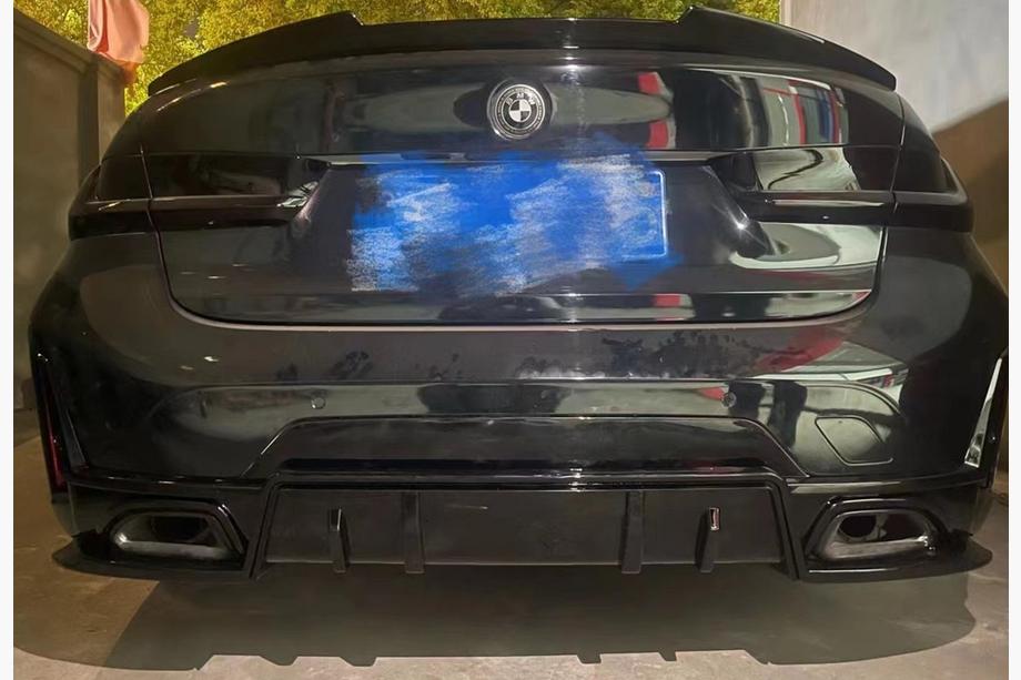 BMW 3 Series G20/G21 2018- Rear Diffuser for M-Sport 2023+, ABS Image