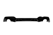 BMW 3 Series G20/G21 2018- Rear diffuser (for M-Sport 2018-2022, for round exhaust tips, ABS) photo 1