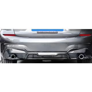 Rear diffuser (for M-Sport 2018-2022, for round exhaust tips, ABS) photo 2