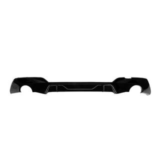 Rear diffuser (for M-Sport 2018-2022, for round exhaust tips, ABS) photo 1