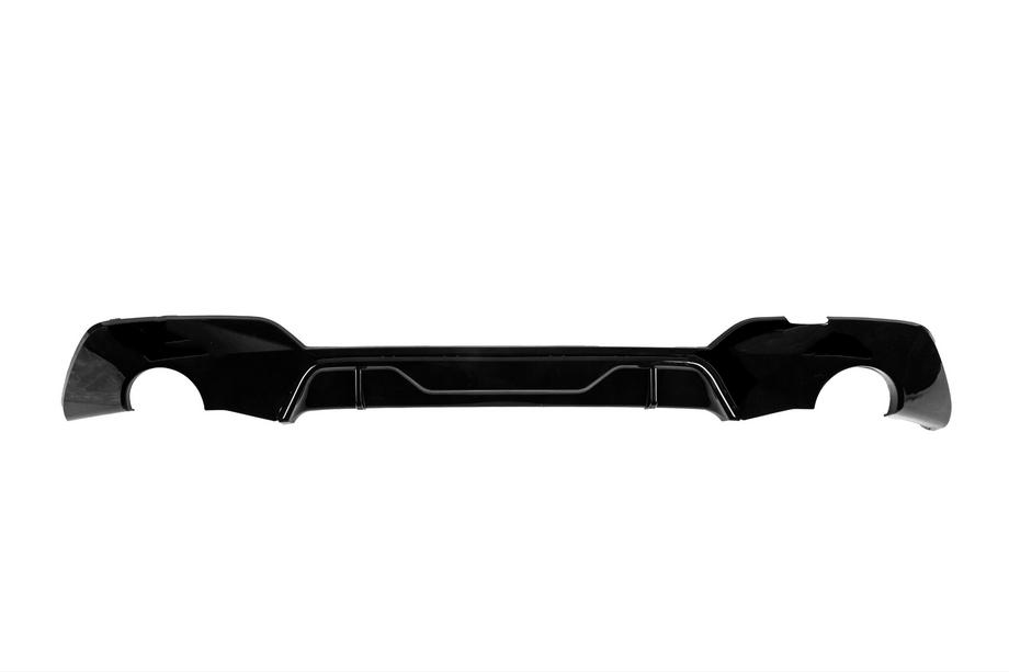 BMW 3 Series G20/G21 2018- Rear diffuser (for M-Sport 2018-2022, for round exhaust tips, ABS) Image