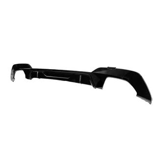 Rear diffuser (for M-Sport 2018-2022, for rectangular exhaust tips, ABS) photo 2