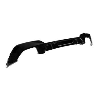 Rear diffuser (for M-Sport 2018-2022, for rectangular exhaust tips, ABS) photo 4