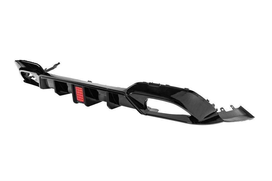 BMW 3 Series G20/G21 2018- Rear Bumper Diffuser CS-Style LED (for M-Sport 2018-2022, ABS) Photo 2