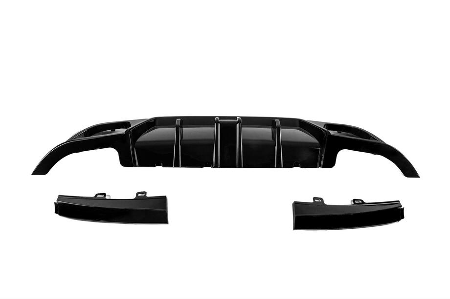 BMW 3 Series G20/G21 2018- Rear Bumper Diffuser CS-Style LED (for M-Sport 2018-2022, ABS) Photo 5