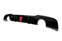 BMW 3 Series E90/E91 2005-2011 Rear bumper diffuser for dual side single exhaust LED (for M-Sport, ABS) photo 2