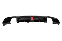 BMW 3 Series E90/E91 2005-2011 Rear bumper diffuser for dual side single exhaust LED (for M-Sport, ABS) photo 4