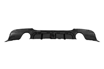 BMW 3 Series E90/E91 2005-2011 Rear bumper diffuser for dual side single exhaust LED (for M-Sport, ABS) photo 5