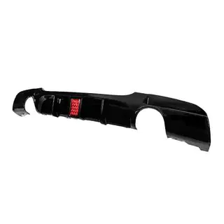 Rear bumper diffuser for dual side single exhaust LED (for M-Sport, ABS) photo 2