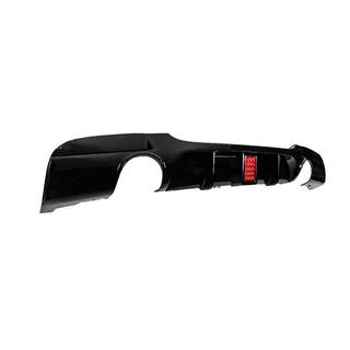 Rear bumper diffuser for dual side single exhaust LED (for M-Sport, ABS) photo 3