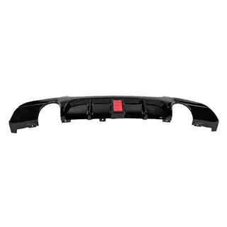 Rear bumper diffuser for dual side single exhaust LED (for M-Sport, ABS) photo 4