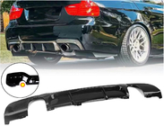 BMW 3 Series E90/E91 2005-2011 Rear diffuser for dual side single exhaust (for M-Sport, ABS) photo 1