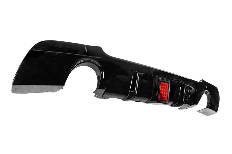 BMW 3 Series E92/E93 2006–2013 Rear bumper diffuser for dual side single exhaust LED (for M-Sport, ABS) Photo 3