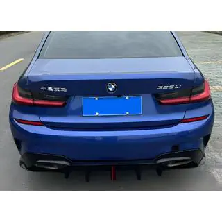 Rear Diffuser B-Style LED (for M-Sport 2018-2022, ABS) photo 1