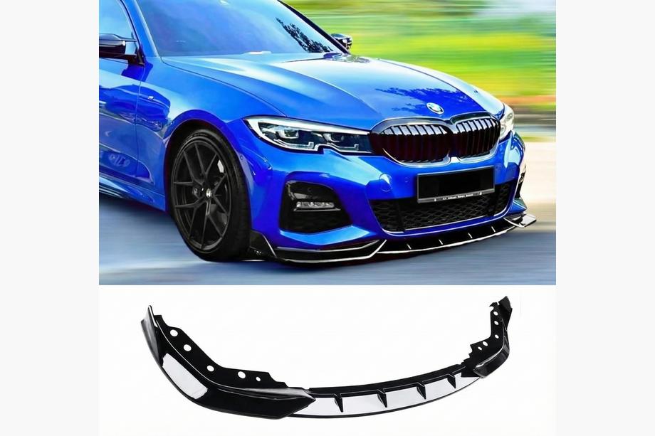 BMW 3 Series G20/G21 2018- Front Bumper Lip CS-Style for M-Sport 2018-2022, ABS Image
