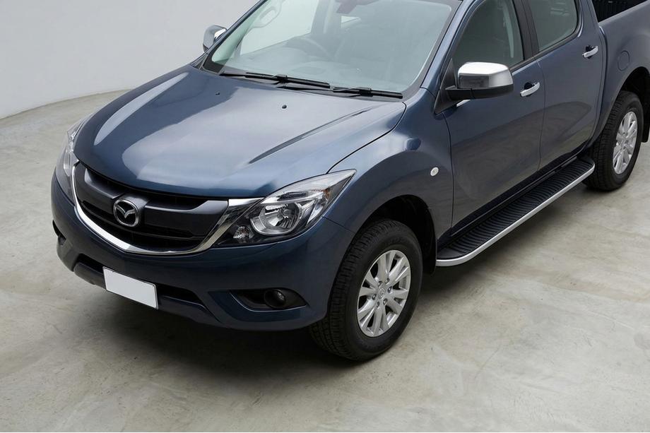 Mazda BT-50 2012- Side Steps Tayga (2 pcs, Aluminum) Image