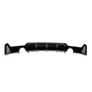Rear bumper diffuser for dual-side single exhaust V2 (for M-Sport, ABS) photo 1