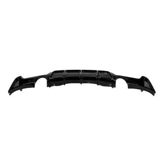 Rear bumper diffuser for dual-side single exhaust V2 (for M-Sport, ABS) photo 4