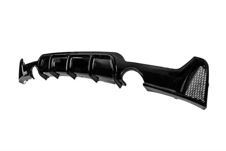 BMW 4 Series F32/F33/F36 2012-2020 Rear bumper diffuser for dual-side single exhaust V2 (for M-Sport, ABS) Photo 2