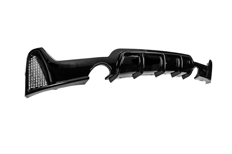 BMW 4 Series F32/F33/F36 2012-2020 Rear bumper diffuser for dual-side single exhaust V2 (for M-Sport, ABS) Photo 3