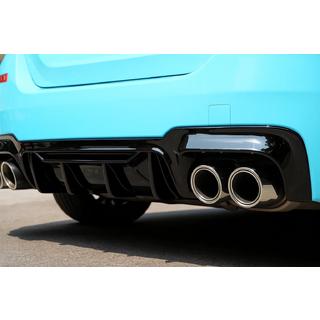Rear Bumper Diffuser CS-Style (for M-Sport, ABS, Injection Molding) photo 1