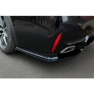 Rear bumper corner trim covers (for M-Sport/M5 F90, ABS) photo 1