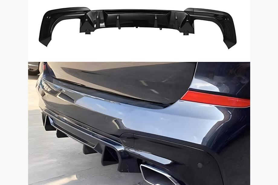 BMW X3 G01 2018- CS-Style rear bumper diffuser (for M-Sport 2018-2021, ABS) Image
