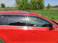 Skoda Octavia IV A8 2020- Window Deflectors with Chrome Trim Niken Luxury (SW, 4 pcs) photo 1