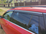 Skoda Octavia IV A8 2020- Window Deflectors with Chrome Trim Niken Luxury (SW, 4 pcs) photo 2
