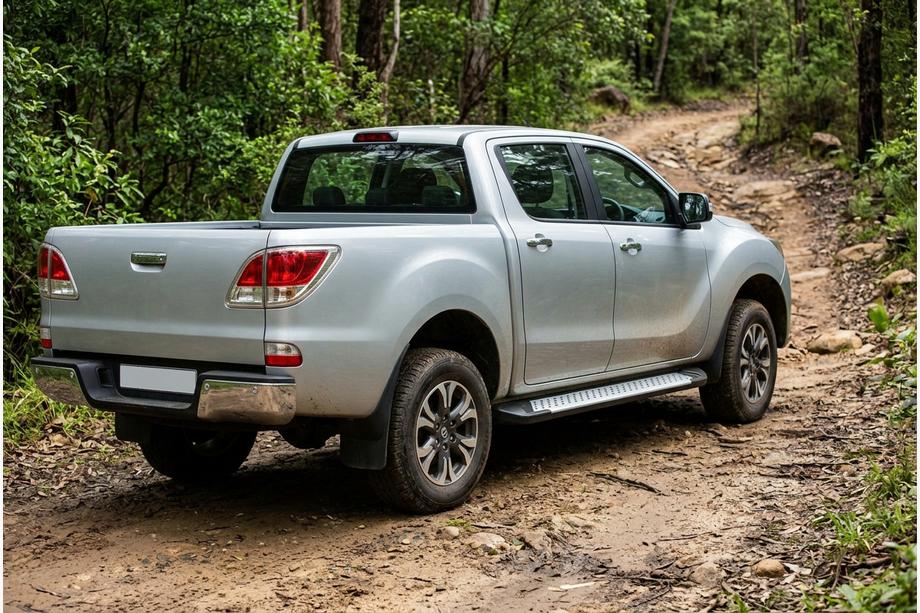 Mazda BT-50 2012- Side Steps X5-Type (2 pcs, Aluminum) Image