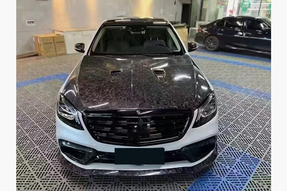Mercedes S-class W222 2013-2022 Hood (Forged Carbon) Image