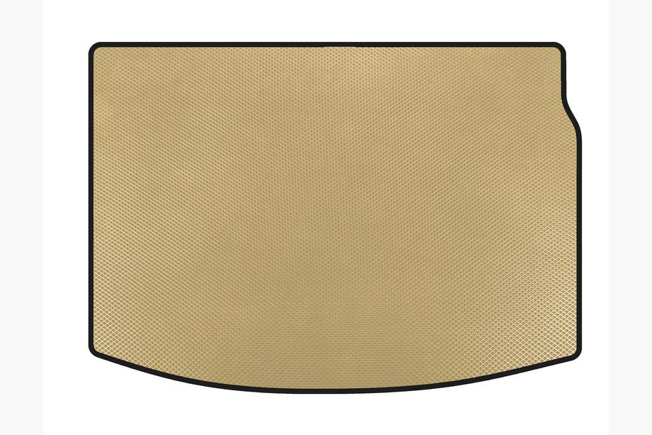 Renault Megane III 2009-2016 EVA Trunk Mat (HB, Beige) Image